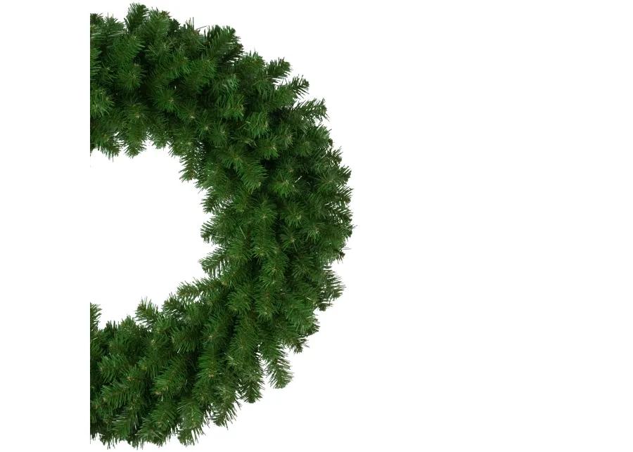 Dorchester Pine Green Artificial Christmas Wreath  72-Inch  Unlit