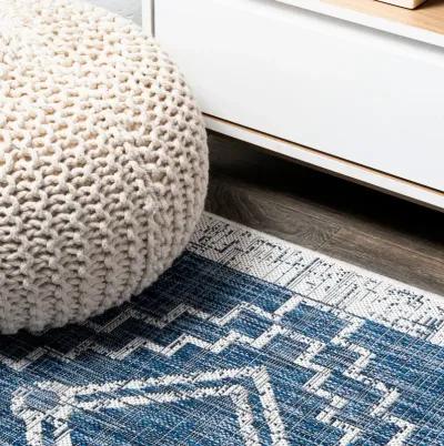 Marokko Diamond Tribal Medallion Indoor/Outdoor Area Rug