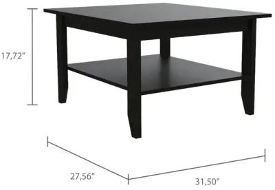 Danvers Rectangle Coffee Table Black Wengue