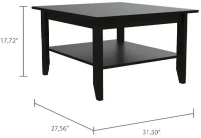 Danvers Rectangle Coffee Table Black Wengue