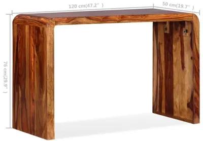 Sideboard/Desk Solid Sheesham Wood Brown