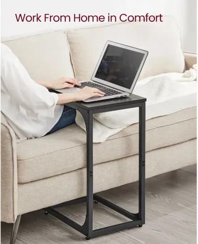 C-Shaped End Table Modern and Space-Saving Design for Easy Access (Set of 2)