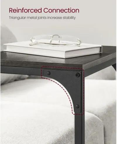 C-Shaped End Table Modern and Space-Saving Design for Easy Access (Set of 2)