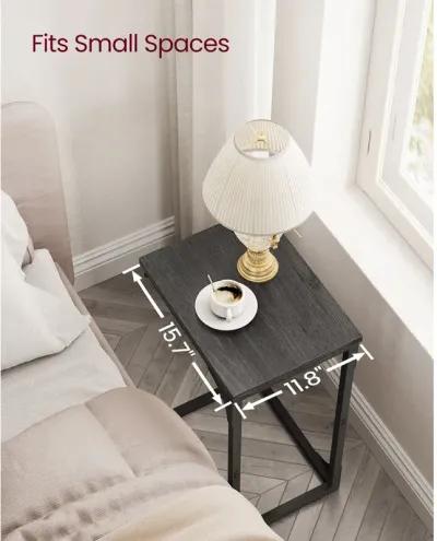 C-Shaped End Table Modern and Space-Saving Design for Easy Access (Set of 2)