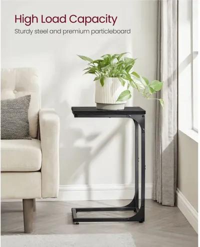 C-Shaped End Table Modern and Space-Saving Design for Easy Access (Set of 2)