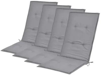 vidaXL Garden Chair Cushions 4 pcs Gray 47.2"x19.7"x1.18"