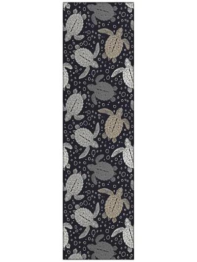 Seabreeze SZ13 Black 2'3" x 7'6" Rug