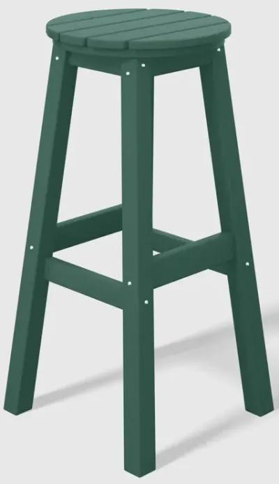 WestinTrends 29" HDPE Outdoor Patio Round Bar Stool