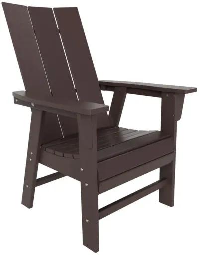 WestinTrends Outdoor Patio Modern Adirondack Dining Chair