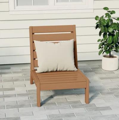 WestinTrends Outdoor HDPE Deep Seating Modular Armless Patio Chair