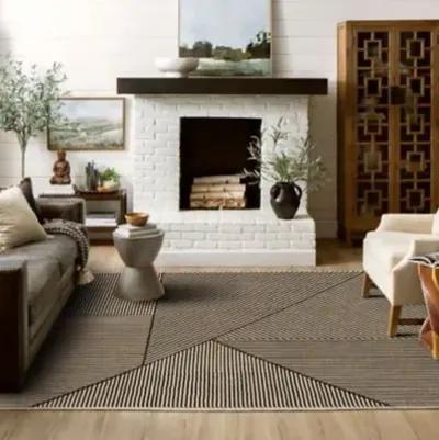 Bobby Berk by Karastan (Series 3) Linea Onyx 2'4" x 7'10" Rug