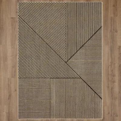 Bobby Berk by Karastan (Series 3) Linea Onyx 2'4" x 7'10" Rug