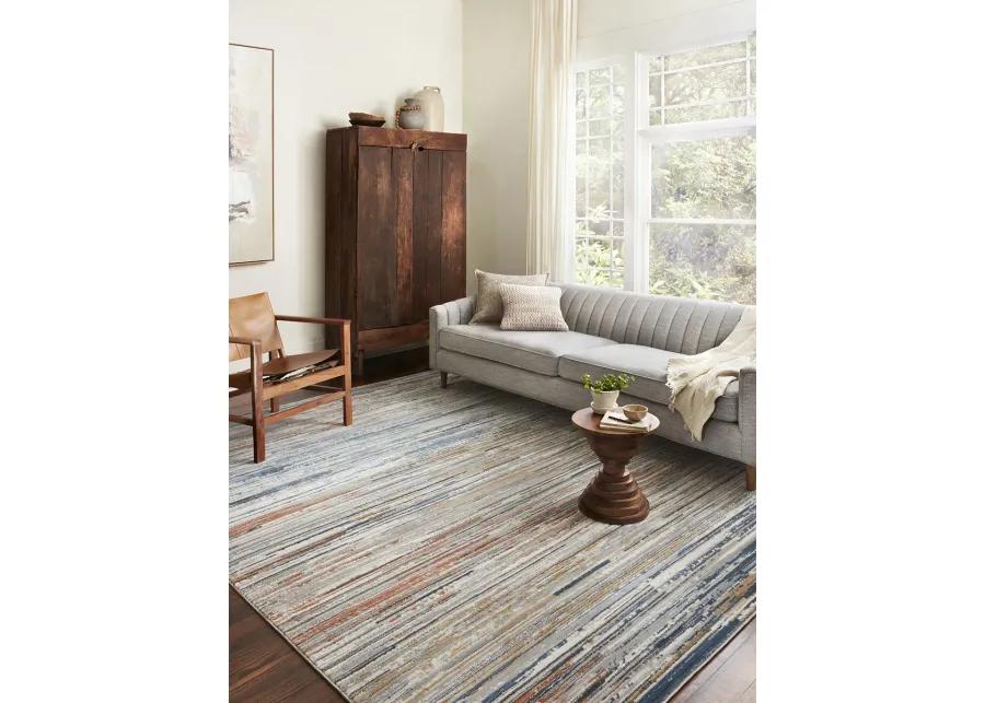 Bianca BIA08 Pebble/Multi 3'4" x 5'7" Rug