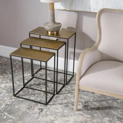 Uttermost Coreene Gold Nesting Tables Set/3