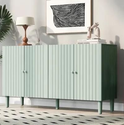 Merax Sideboard Storage Cabinet with 4 Doors