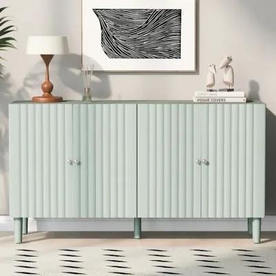 Merax Sideboard Storage Cabinet with 4 Doors