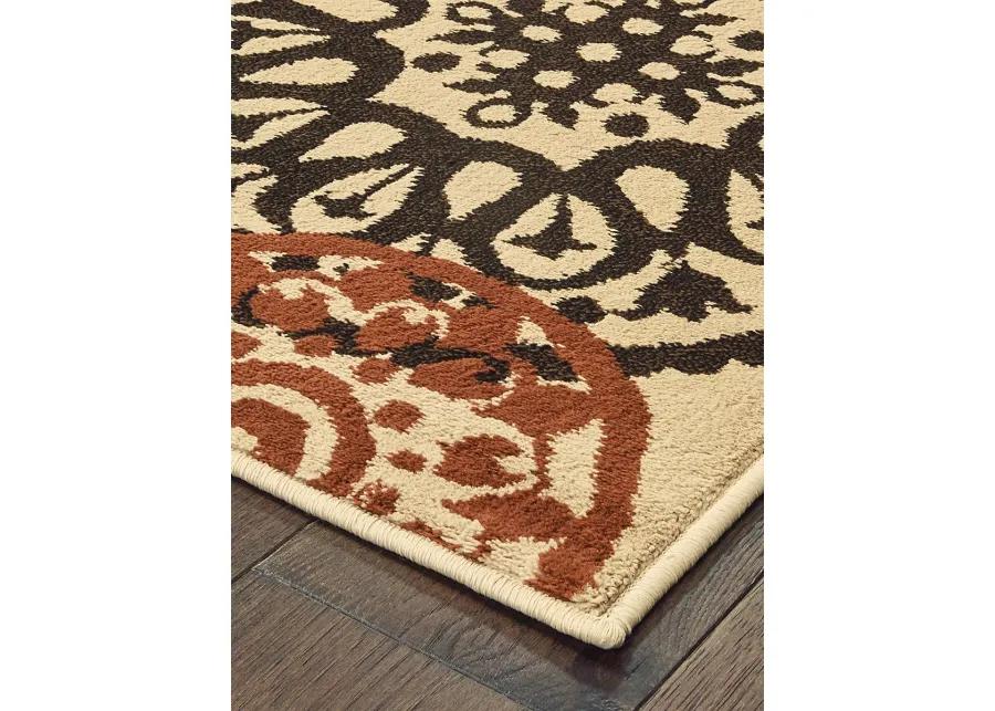 Laurel 7'10" x 10' Beige Rug