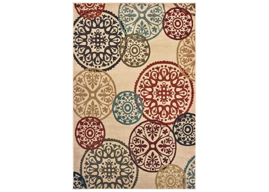 Laurel 7'10" x 10' Beige Rug