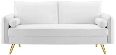 Revive Performance Velvet Sofa