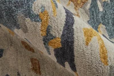 Everley 8644F Gray/Yellow/Blue 8' x 10' Rug