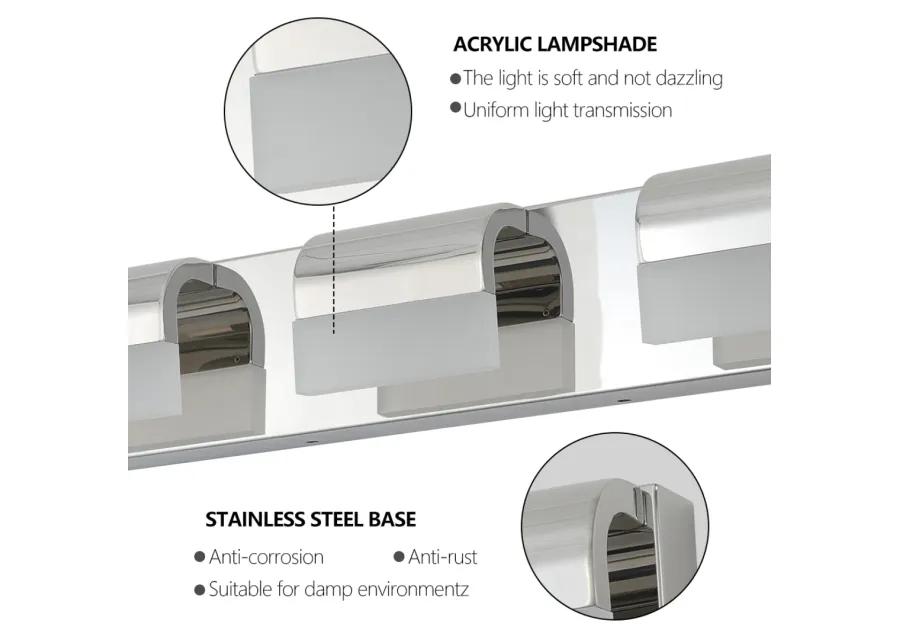 Bathroom Vanity Lighting 3-Light LED Vanity Lights Over Mirror Bath Wall Lighting