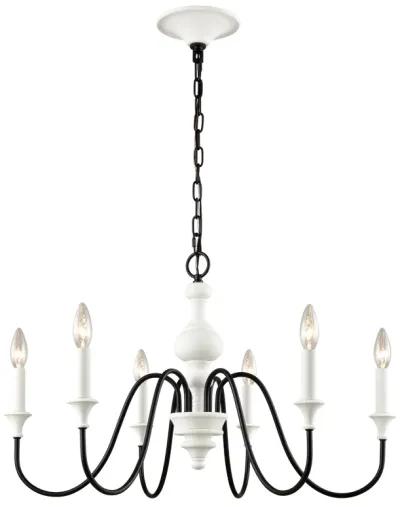 Val De Loire White Chandelier