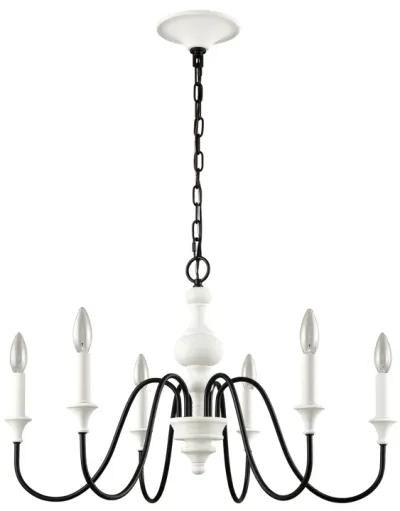 Val De Loire White Chandelier