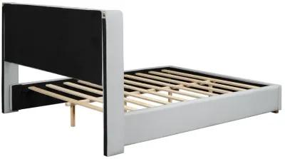 Merax Light Luxurious PU Platform Bed