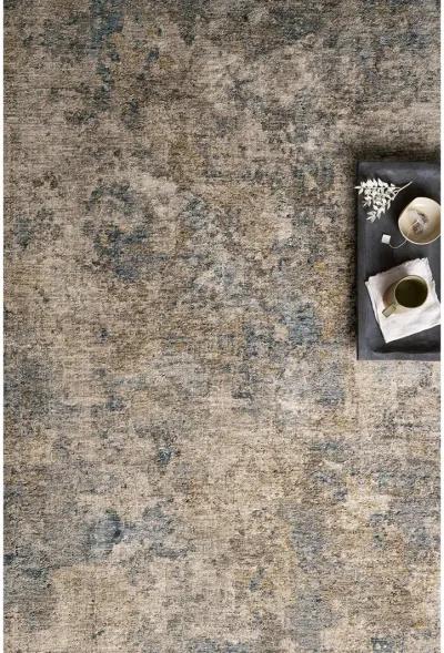 Gaia GAA03 Taupe/Denim 6'7" x 9'10" Rug