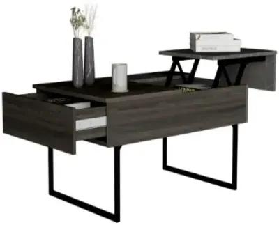 Lift Top Coffee Table 2 Dazza, Living Room, Espresso / Onyx