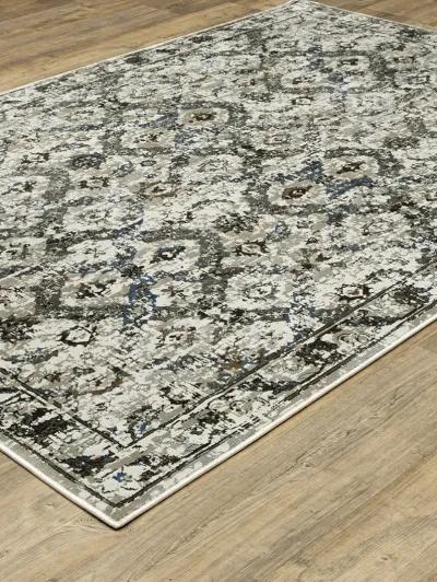 Gemini 2'3" x 7'6" Charcoal Rug