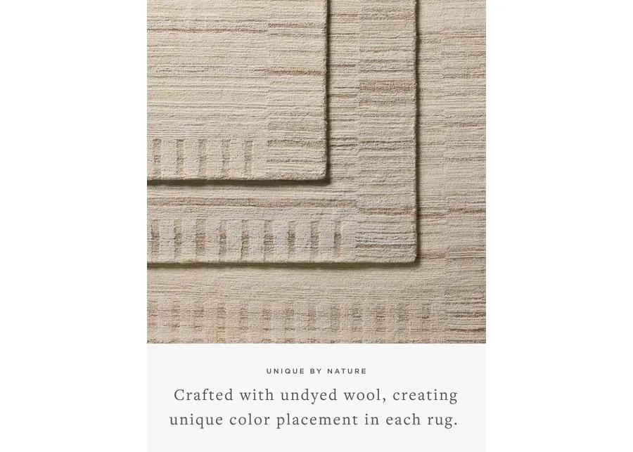 Rae Natural/Oatmeal 2'3" x 3'9" Accent Rug by Magnolia Home by Joanna Gaines x Loloi