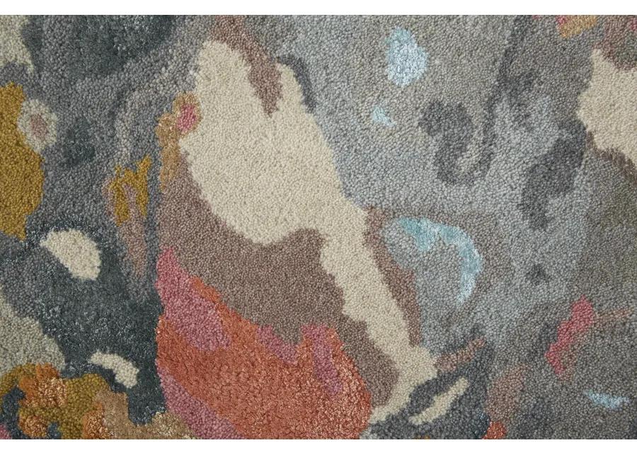 Dafney 8867F Blue/Pink/Gray 2' x 3' Rug