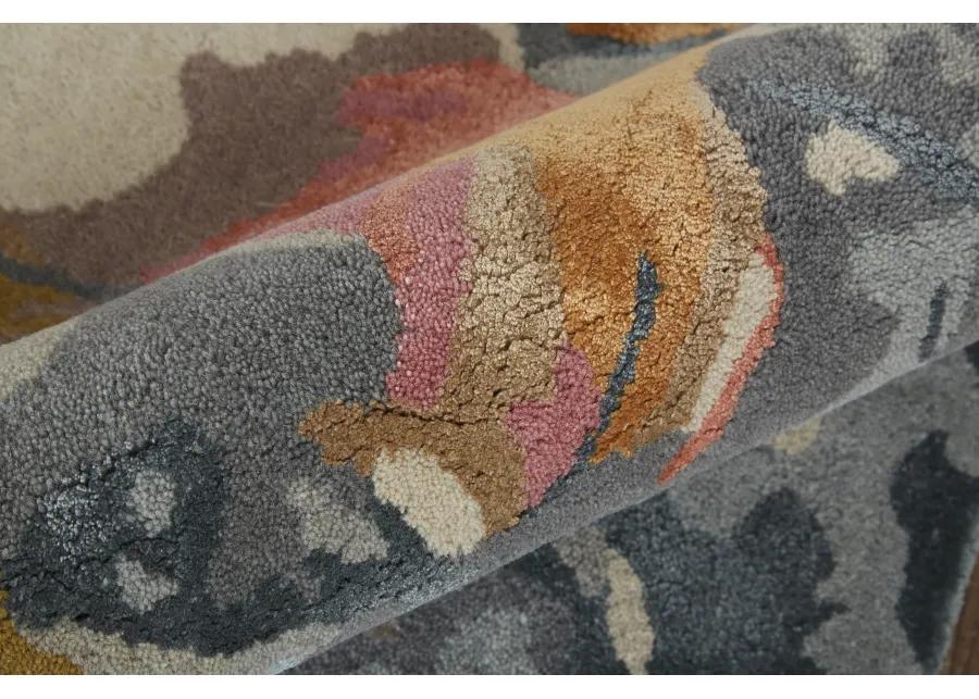 Dafney 8867F Blue/Pink/Gray 2' x 3' Rug