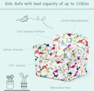 Hivvago Household Toddler Furnishings Children Armrest Cute Lovely Single Sofa