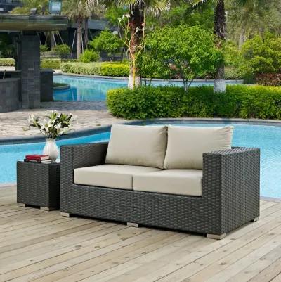 Modway - Sojourn Outdoor Patio Sunbrella® Loveseat Canvas