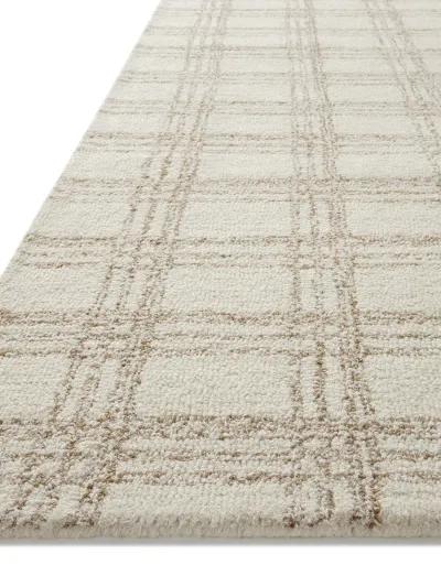 Polly POL-12 Cream / Sand 2''0" x 5''0" Rug by Chris Loves Julia