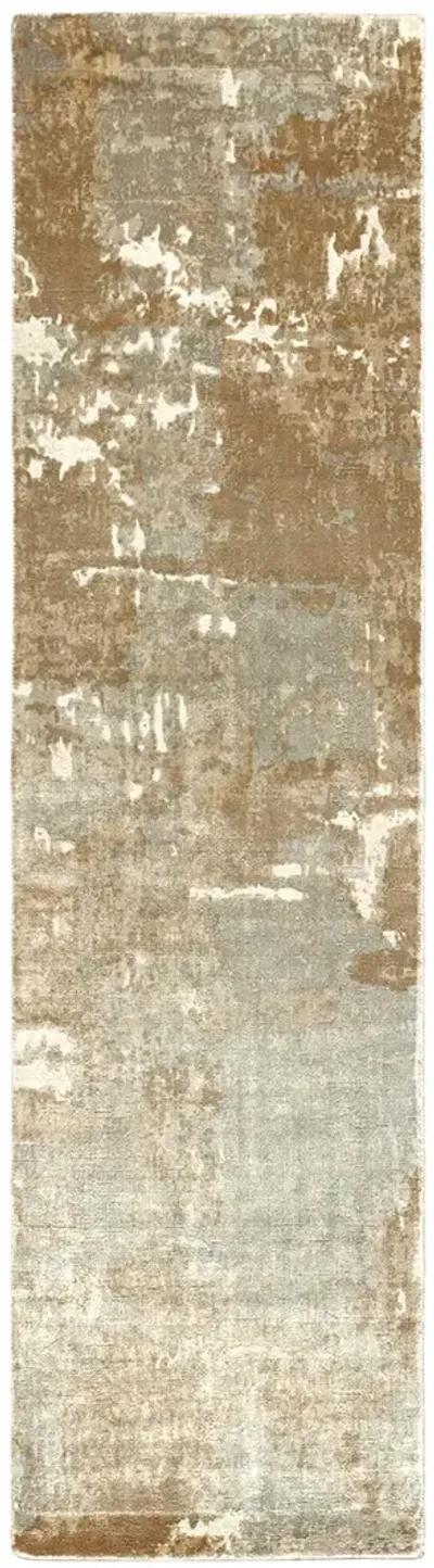 Formations 2'6" x 10' Grey Rug