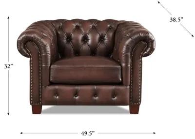 Versailles Top Grain Leather Chair