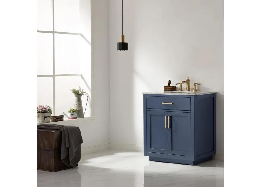 Altair Single Bathroom Vanity Cabinet Only in Royal Blue without Countertop and Mirror