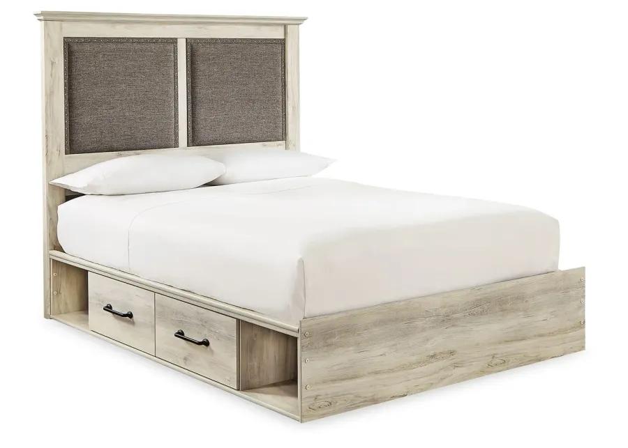 Cambeck Queen Upholstered Panel Storage Bed