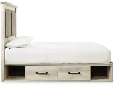 Cambeck Queen Upholstered Panel Storage Bed