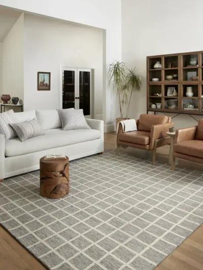 Polly POL05 Slate/Ivory 8'6" x 11'6" Rug