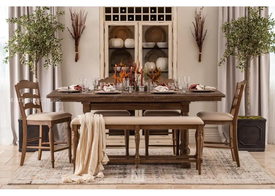 Augusta Tall Dining Table With Leaf