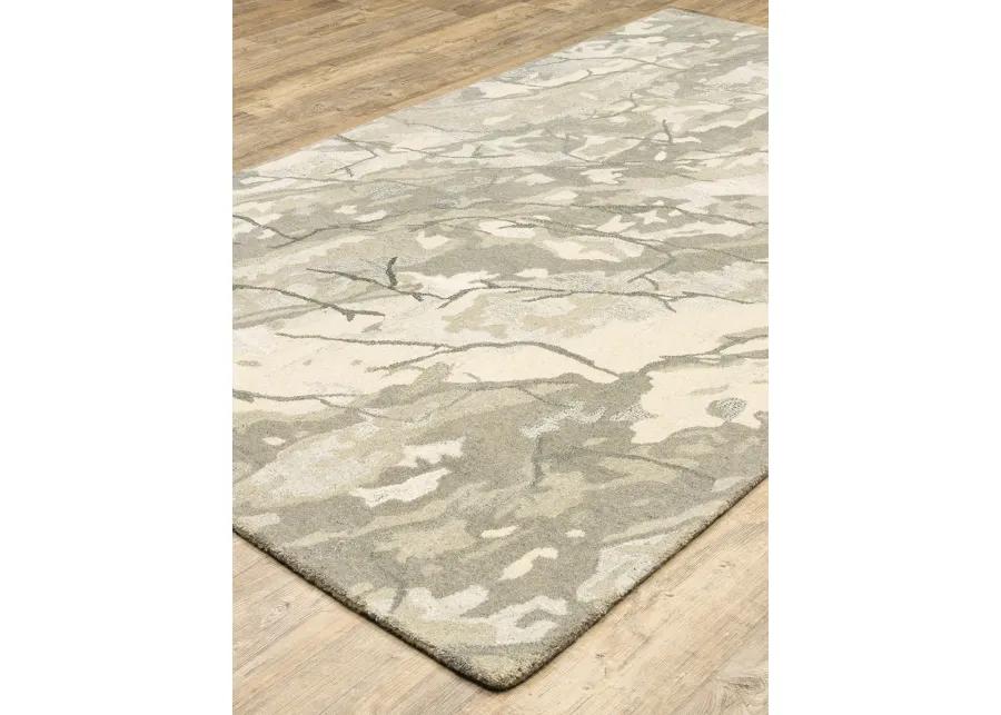 Anastasia 2'6" x 8' Beige Rug