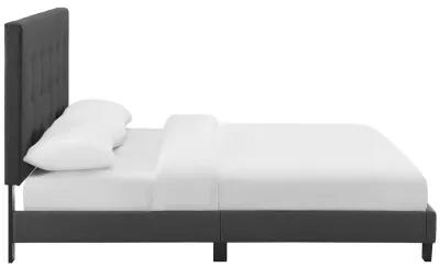 Modway - Melanie King Tufted Button Upholstered Fabric Platform Bed