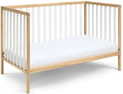 Baby Cache Deux Remi 3-in-1 Convertible Island Crib Natural/White