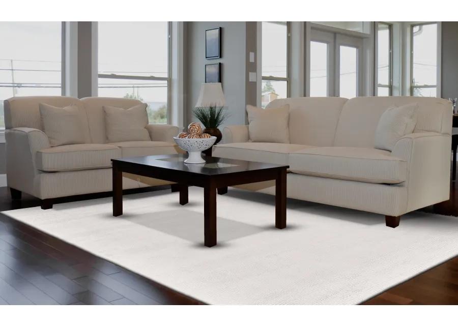 Batisse 8717F White 2'6" x 10' Rug