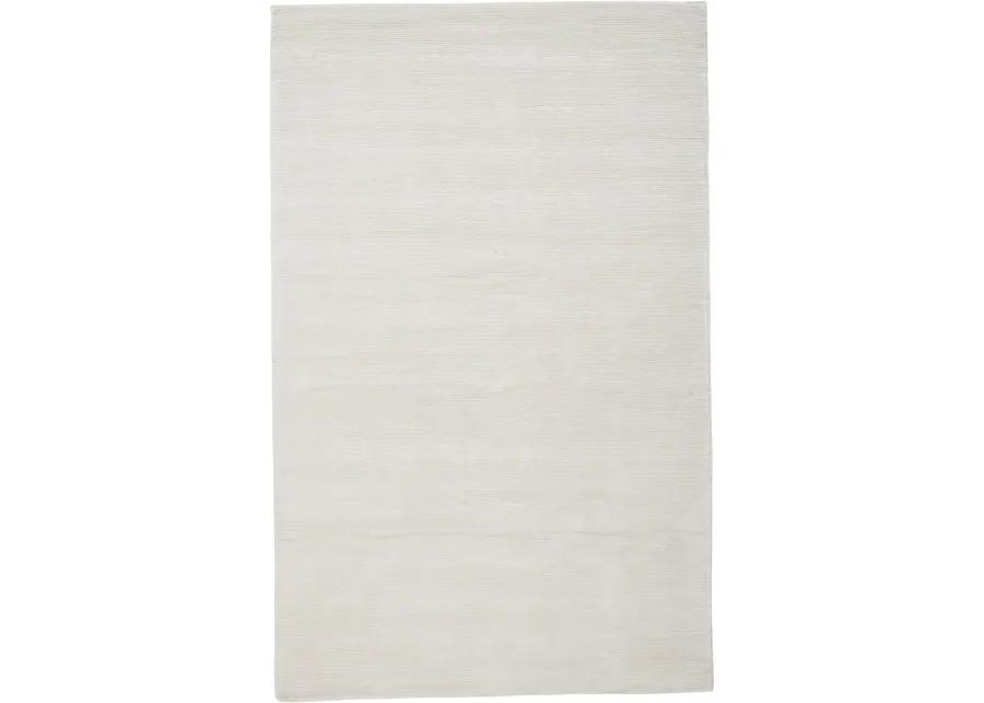 Batisse 8717F White 2'6" x 10' Rug