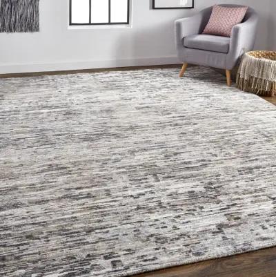 Conroe 6821F Gray/Blue/Silver 3'6" x 5'6" Rug